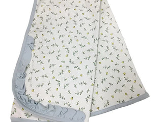 Baby Loren Diana Floral Pima Blanket
