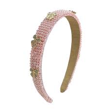 Bari Lynn Full Pearl with Charm Headband