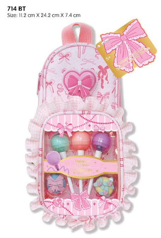 Hot Focus Whimsy Pencil Bag, Bowtiful