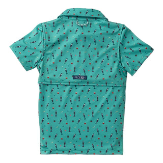 Prodoh Boys S/S Pro Performance Polo - Nutcracker