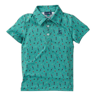 Prodoh Boys S/S Pro Performance Polo - Nutcracker