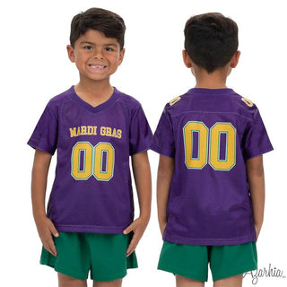 Azarhia Mardi Gras Football Jersey