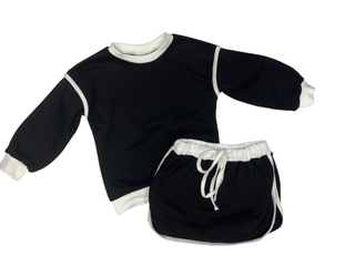 Josie Skort Set - Cream and Black