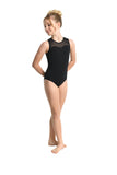 Juliette Black Leotard Sequin Back