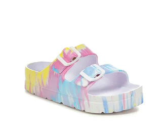 Mia Sandal -Little Kiana - Pastel Tie Dye