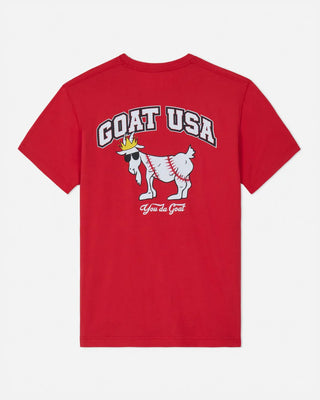 GOAT USA Poinsettia Baseball '26 T-Shirt