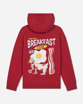 GOAT USA Breakfast Crew Hooded Sweatshirt - Tomato