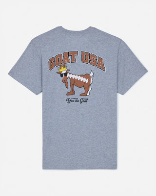 GOAT USA Gray Football '26 T-Shirt