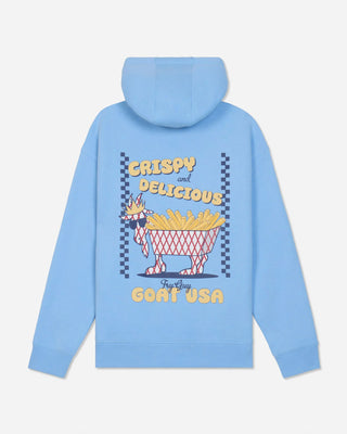 GOAT USA Carolina Blue Fries Hooded Sweatshirt