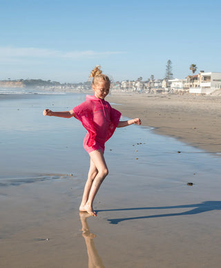 PQ Swim Hot Pink Reagan Poncho Cover Up