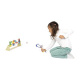 Janod Applepop Wooden Knock Them Over Game