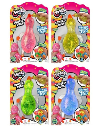 Squishtible Scented 5" Sqweezy Stretchy Duck