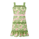 Marlo Kids Lana Embroidered Mini Dress