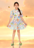 Marlo Kids Laura Embroidered Mini Dress