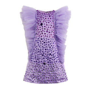 Lola and the Boys Lavender Haze Gem Dress