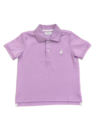 Lulu Bebe Kids Blake Polo - Lavender
