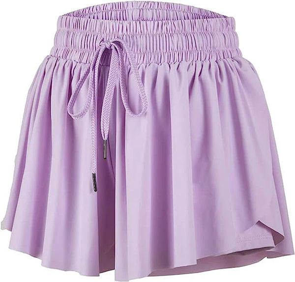 Azarhia Butterfly Shorts - Lavender