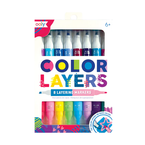 Ooly Color Layers Layering Markers-Set of 8 – Olly-Olly