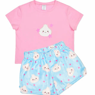 iScream Dumpling T-Shirt & Plush Shorts Set