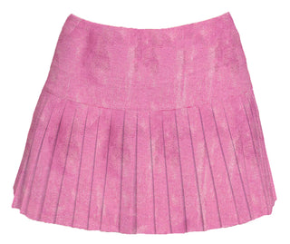 Azarhia Mini Pleated Skort - Pink Shimmer