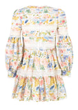 Marlo Kids Lina Floral Embroidered Mini Dress
