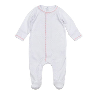 Magnolia Baby Mini Dots Pink Footie