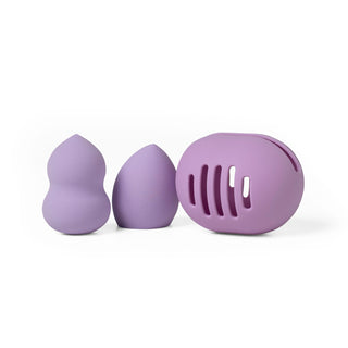 Lemon Lavender On a Blender Makeup Sponge in Case