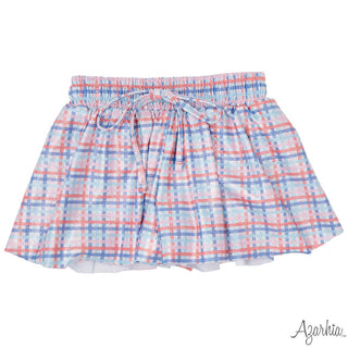 Azarhia Shimmer Butterfly Shorts - London Gingham