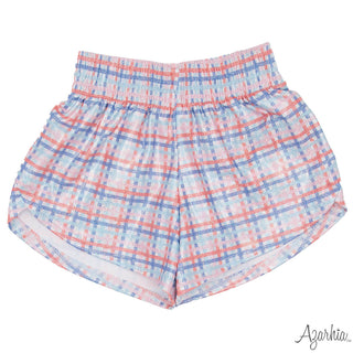 Azarhia Shimmer Steph Shorts - London Gingham