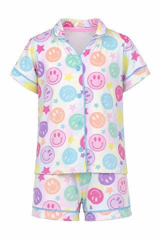 Azarhia Pajamas - Pastel Smiley