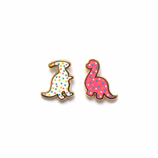 Luxcups Creative Dino Cookie Style Earrings