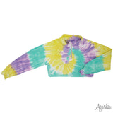 Azarhia Mardi Gras- Tie Dye Crop Top