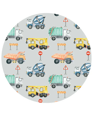 Lev Baby Mark 'Poppy': The Convertible Romper - Construction Trucks
