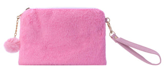 Mean Girls On Wednesdays We Wear Pink Plush Accessory Pouch
