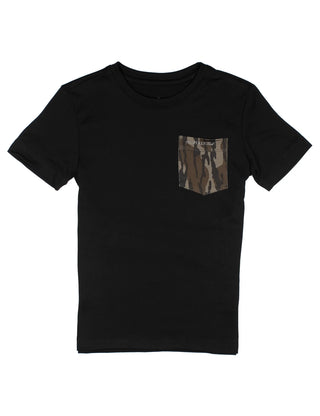 Ravine Pocket Tee S/S - Mossy Oak Black