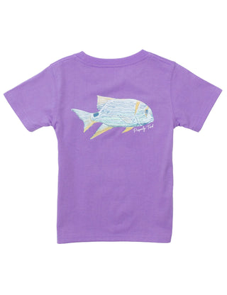 Properly Tied Tropical Fish S/S Tee - Light Purple