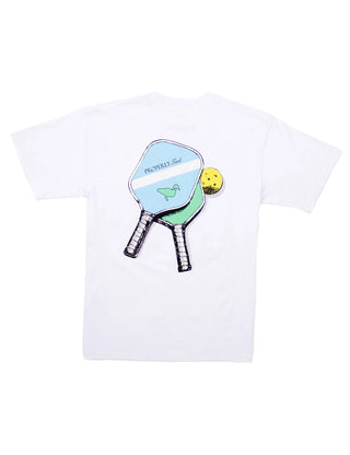 Properly Tied Pickleball S/S Tee - White