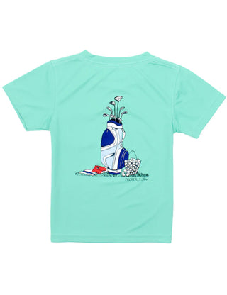 Properly Tied Boys Performance Tee SS Clubs Soft Green