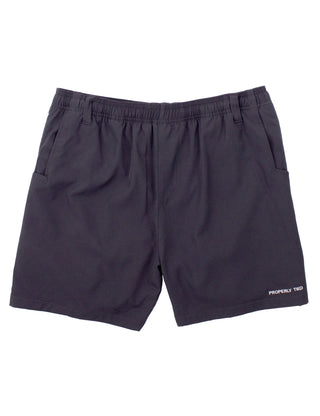 Properly Tied Boys Pintail Short - Charcoal