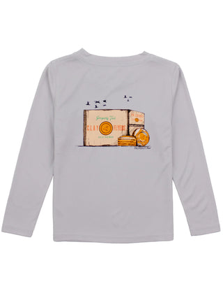 Sportsman Performance L/S Tee - Clay Day Ice Grey