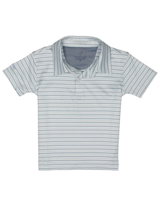 Boys Highland Polo Stonewash from Properly Tied, front view