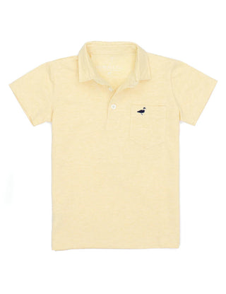 Properly Tied Pocket Polo - Lemon