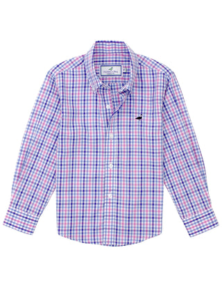 Properly Tied L/S Seasonal Sportshirt Blueberry