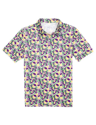 Properly Tied Inlet Polo Mardi Gras Camo