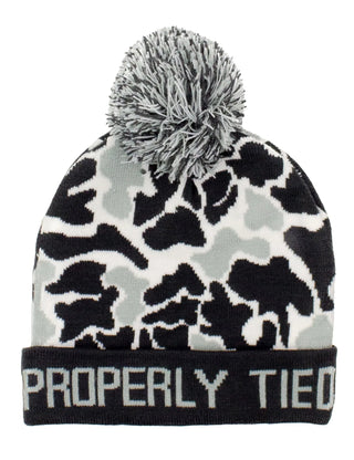 Properly Tied Breck Beanie Polar Camo
