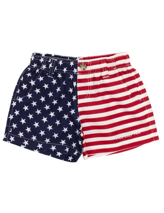 Properly Tied Mallard Shorts - Freedom Flag
