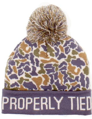 Properly Tied Breck Beanie Field Camo