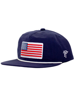 Properly Tied Rope Hat - American Flag