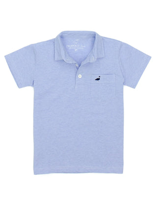 Properly Tied Pocket Polo - Light Blue