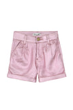 Molly Bracken Pink Metallic Cuffed Shorts